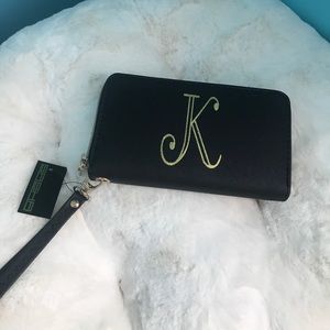 NWT Monogram K Black Wallet